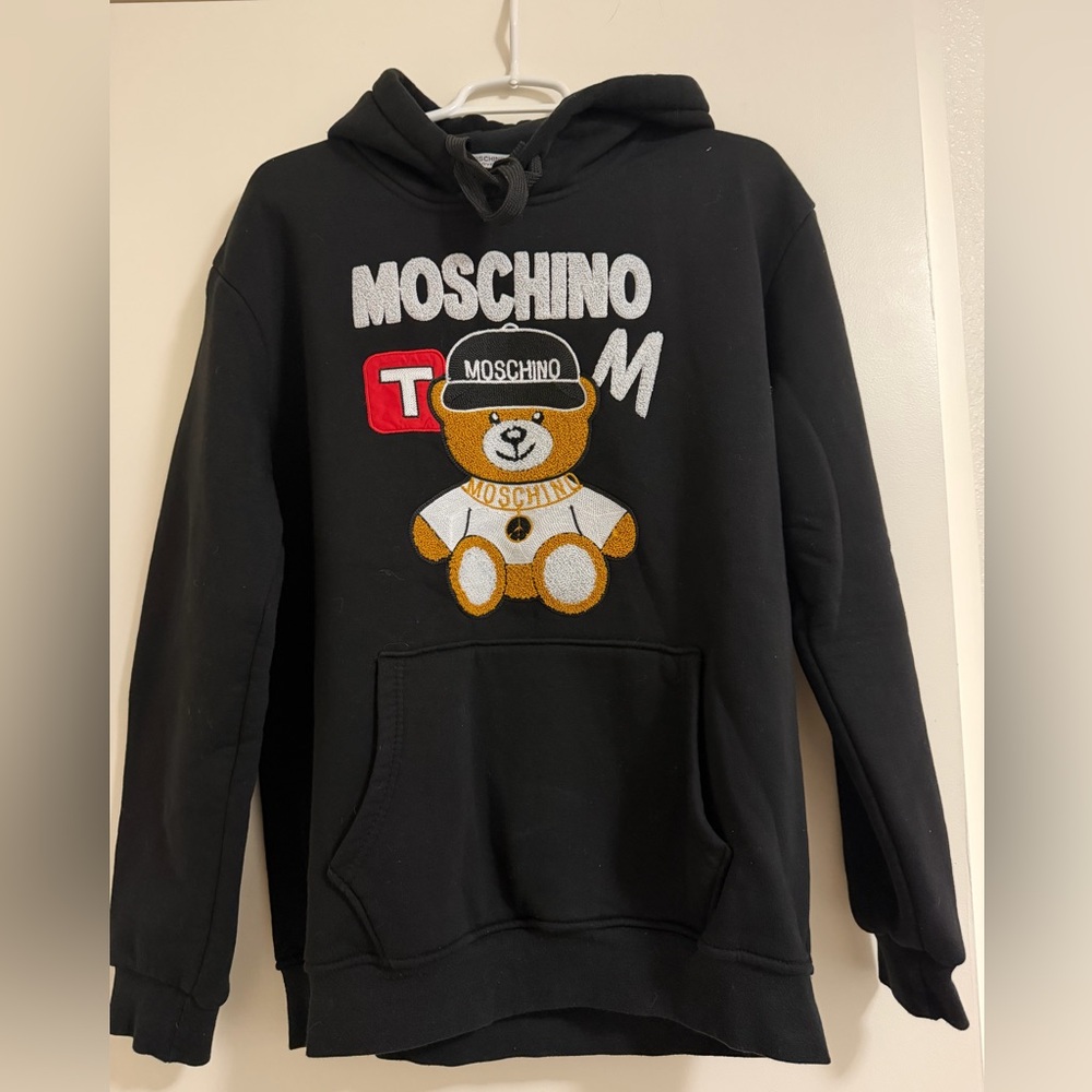 Moschino sweatshirt bear design 100% Cotton